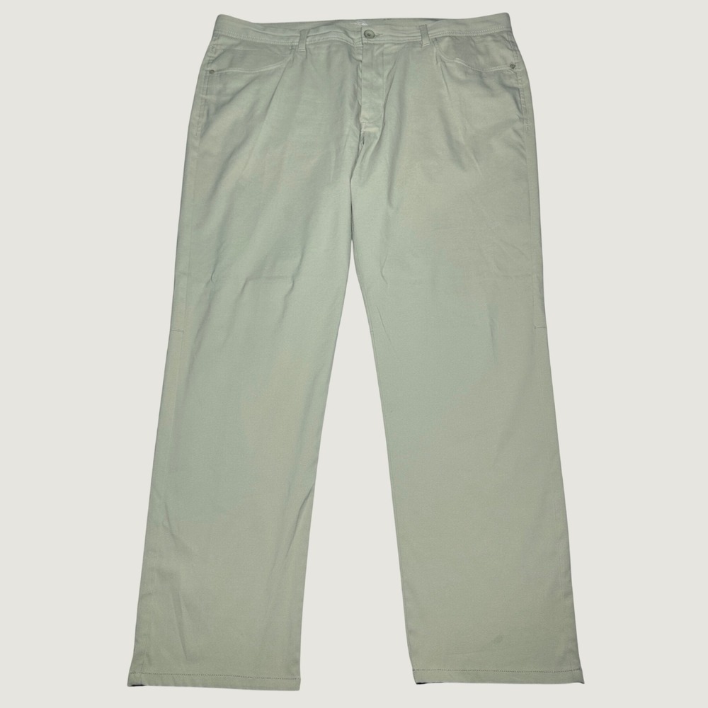 Tommy Bahama IslandZone Performance Pants 40x32 5-Pocket Stretch Straight Tan